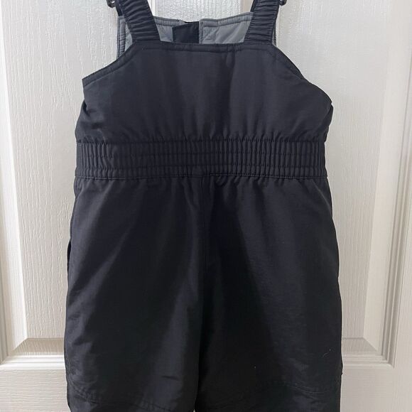 Hanna Andersson Black Snow Bibs Overalls Kids Size 100 US 4 - Picture 14 of 16
